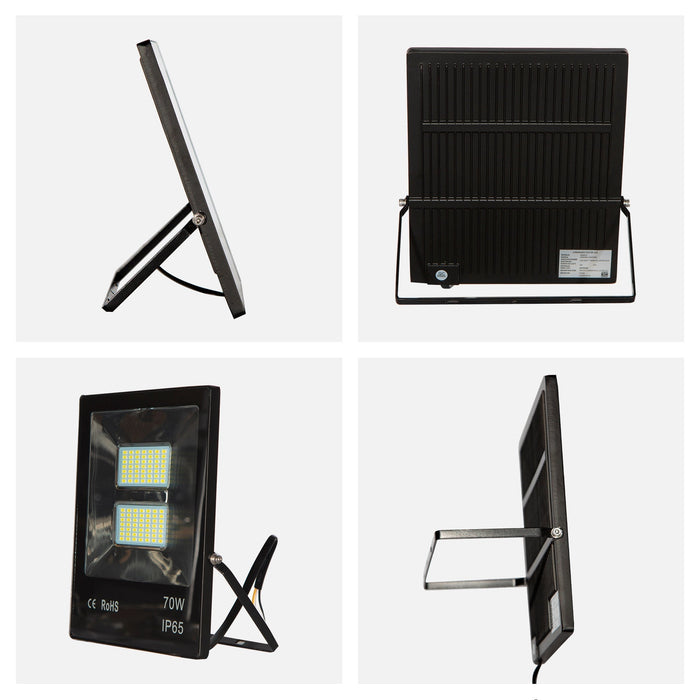 Lámpara Reflectora LED Exterior Arquitectonico 70w Luz Calida 6000k