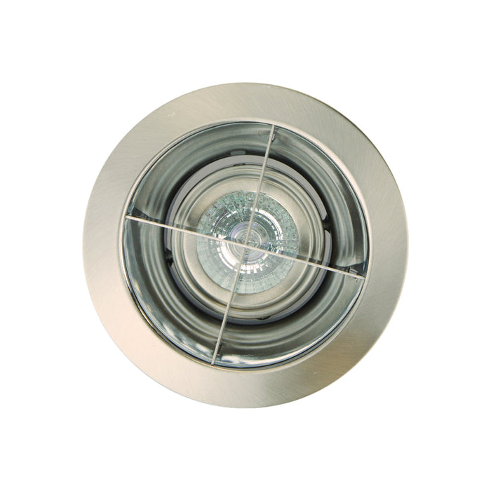 Kit 10 Spots Base Empotrable Gz10 Níquel Satinado 50w