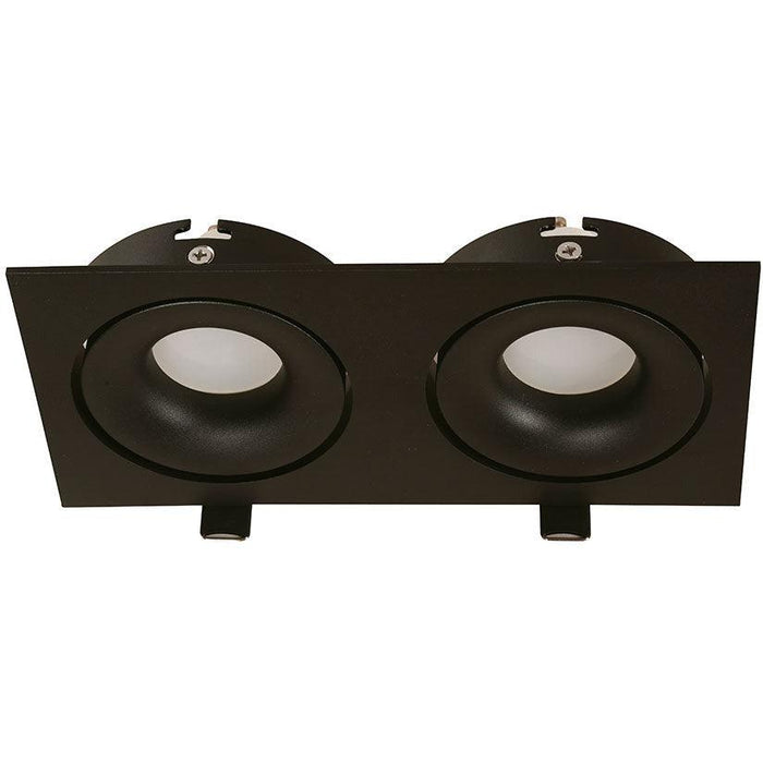 Lámpara Techo Negro 2L Gu10 50W