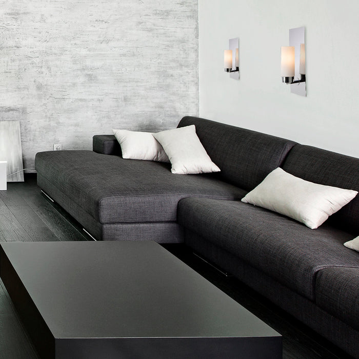 Lámpara de Pared Cromo E27 60W 1 Luz