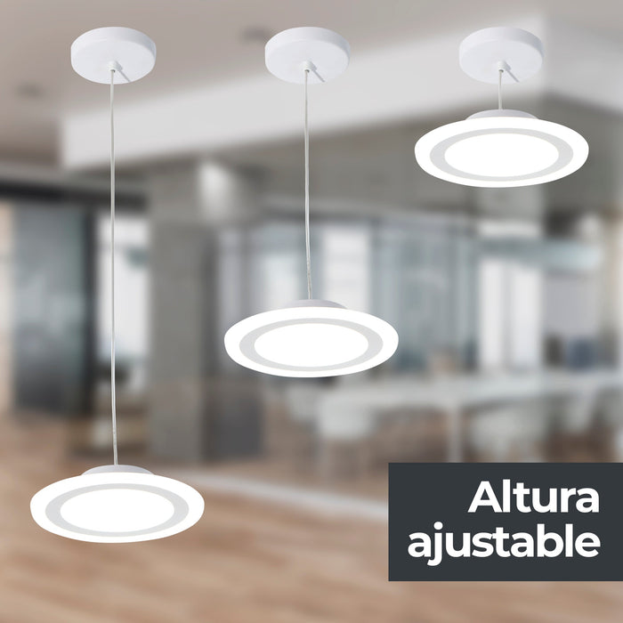 Lámpara de Techo LED General Lighting Moderna Blanco 16W 1 Luz