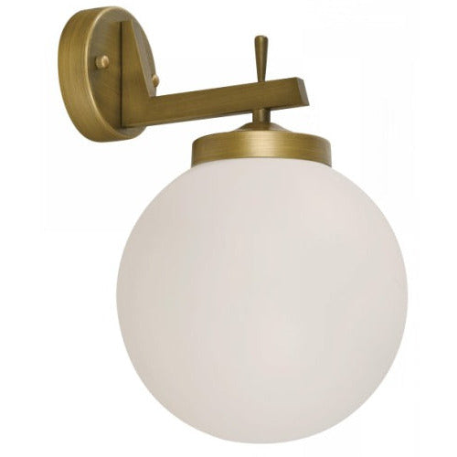 LAMP. EXT. PARED DORADO ANTIGUO 1L E27 40W