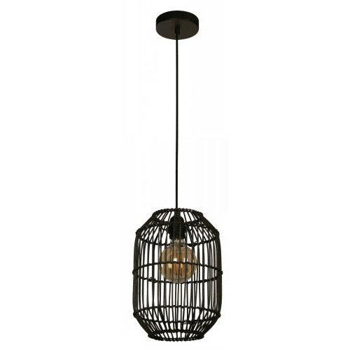 Lámpara Colgante Negro 1L E27 40W