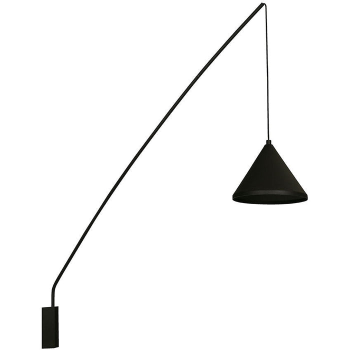LAMP. LED PARED NEGRO 7W 100-260V 3000K (SÓLO CUERPO)