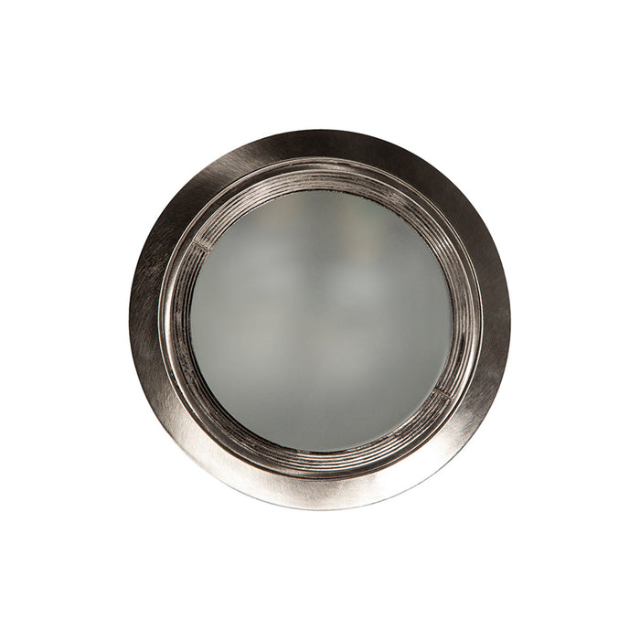 Kit 4 Bases Spot Empotrable Níquel + 4 Focos E27 6500K 5W