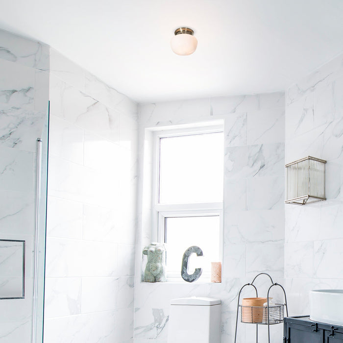 Lámpara de Techo Moderna Blanco 60W E27 1 Luz