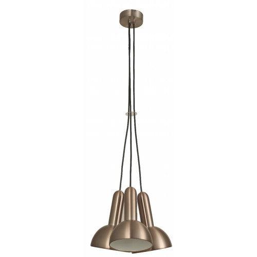 Lámpara Colgante Champaña 3L E27 60W
