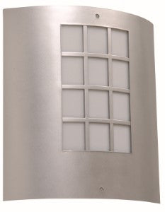 Lámpara De Pared Exterior Ip44 Plata E27 60w 1 Luz