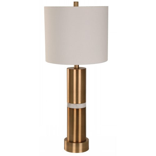 LAMP. MESA BRONCE ANTIGUO 1L E27 100W