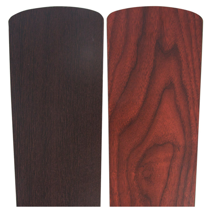 Ventilador Techo Chocolate Madera Oscura/ Caoba 2 Luces  52