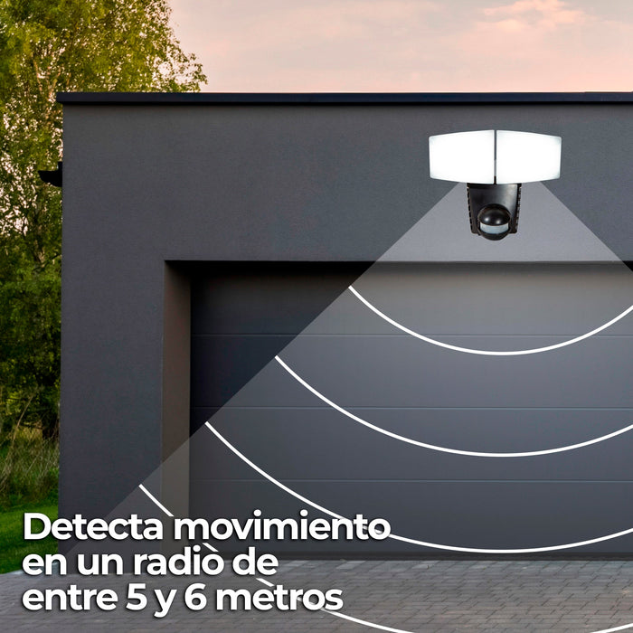 Lámpara Solar LED con Sensor de Movimiento