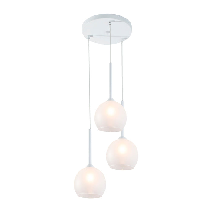 Lámpara Colgante Blanco LED G9 9w 3 Luces