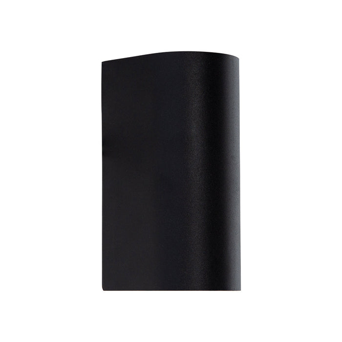 Aplique Pared Exteriores Cilíndrico Negro 3e Led Integrado 2