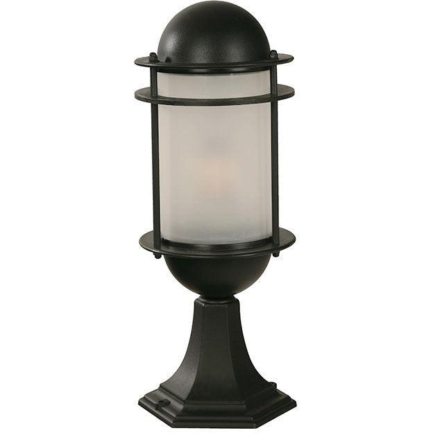 Lámpara Exterior Poste Negro 1L E27 40W