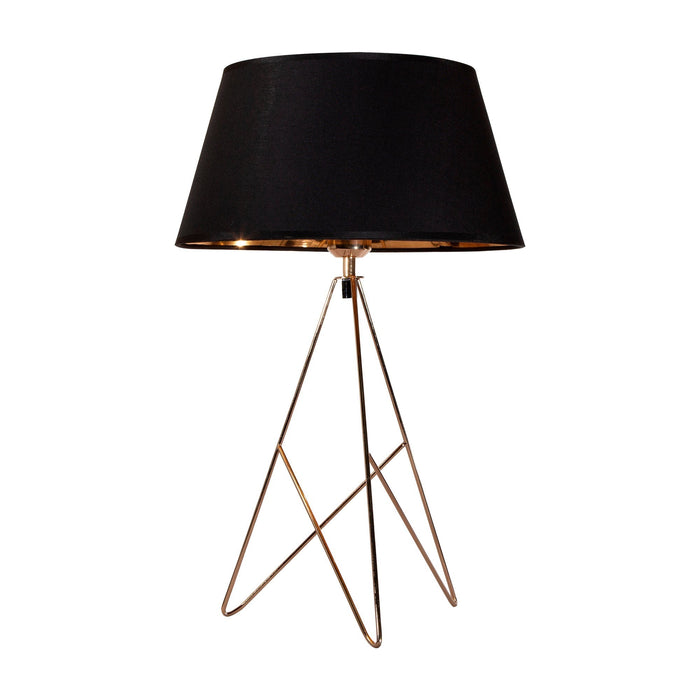 Lámpara de Mesa Bronce Pulido Estilo Moderno E27 40W 1 Luz