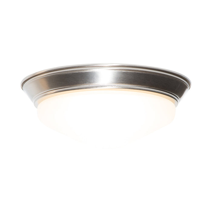 Lámpara De Techo Led 17w, Níquel Satinado, Luz Cálida 3000k