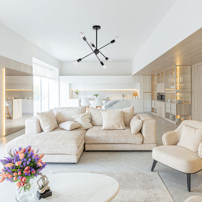 LAMP. TECHO NEGRO 6L E27 60W