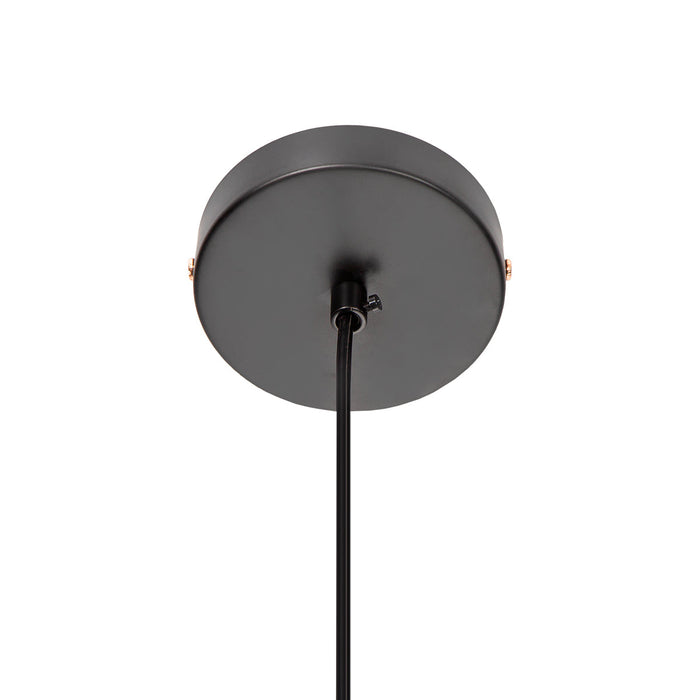 Lámpara Colgante Moderna Negro Socket E27 40w 1 Luz