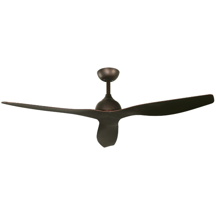 VENTILADOR DE TECHO 52" BRONCE REVERSIBLE CON CONTROL REMOTO (DC MOTOR)