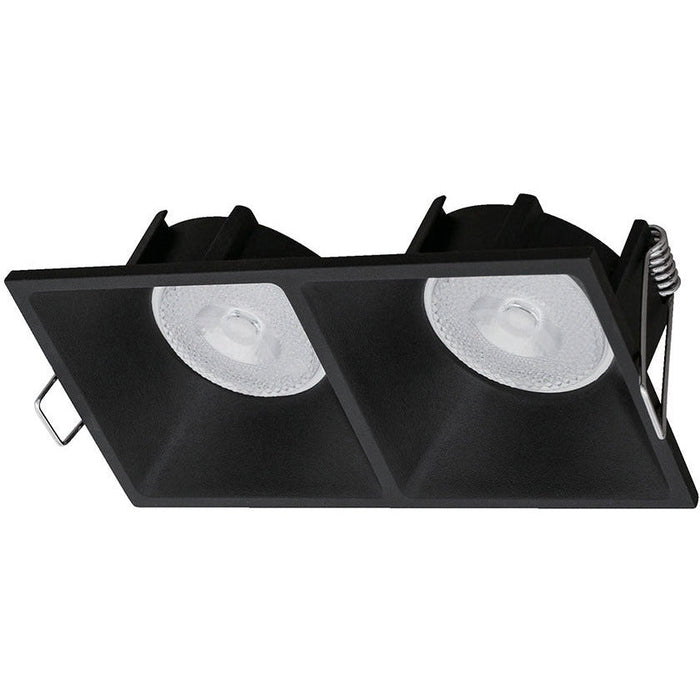 LAMP. TECHO EMPOTRABLE NEGRO 2L GU10 13W