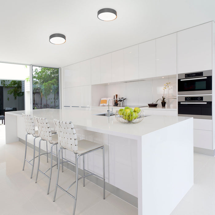 Lámpara de Techo  Empotrable LED 12W Madera Rústica Clara