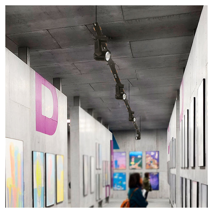 Lámpara Colgante LED de 24 W Color Negro