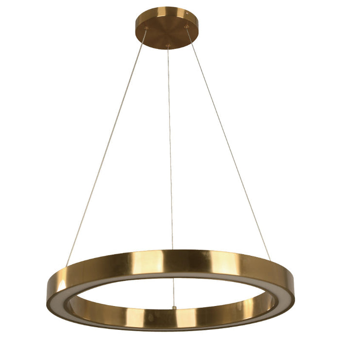 LAMP. LED COLGANTE BRONCE DORADO 1L 25W 100-240V 3000K