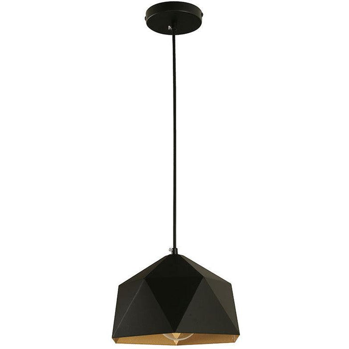 Lámpara Colgante Negro 1L E27 60W