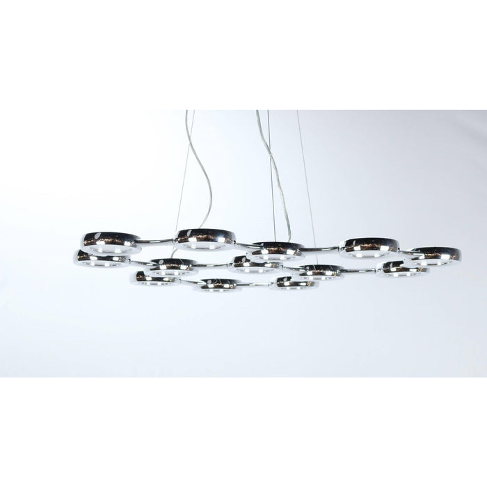 LAMP. LED COLGANTE CROMO 78W 100-240V 3000K