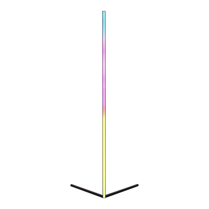 Lámpara de Piso LED Inteligente WiFi RGB Alexa Google Home Negro