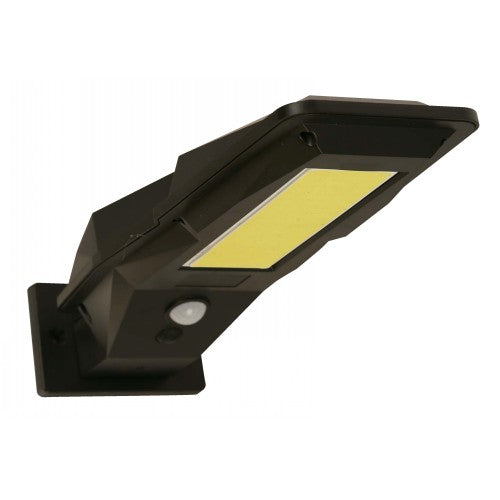 LAMP. LED EXT. SOLAR CALLE NEGRO 1L 20W 3.7V 6500K (SENSOR DE MOVIMIENTO)
