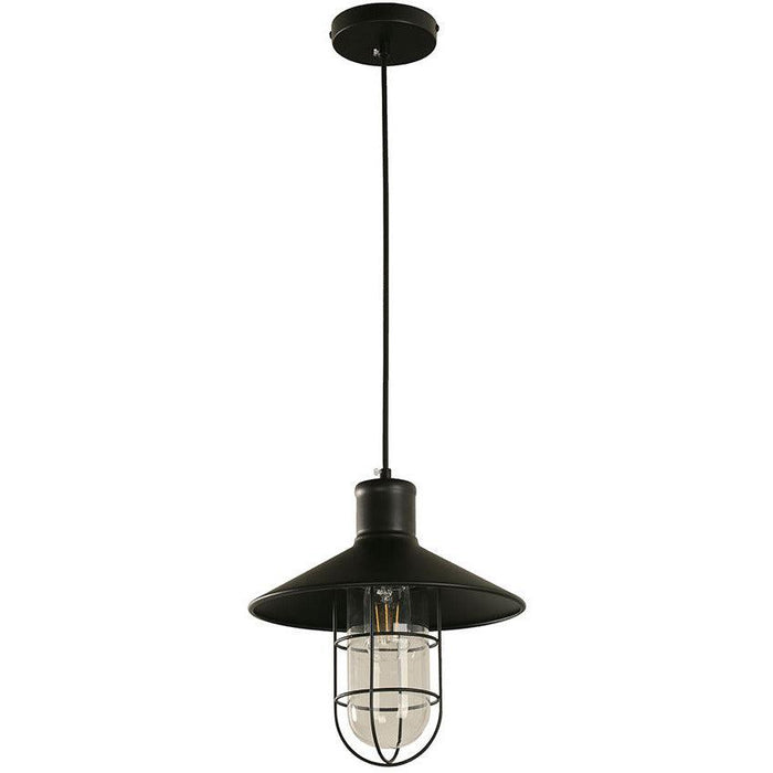 Lámpara Colgante Negro 1L E27 40W