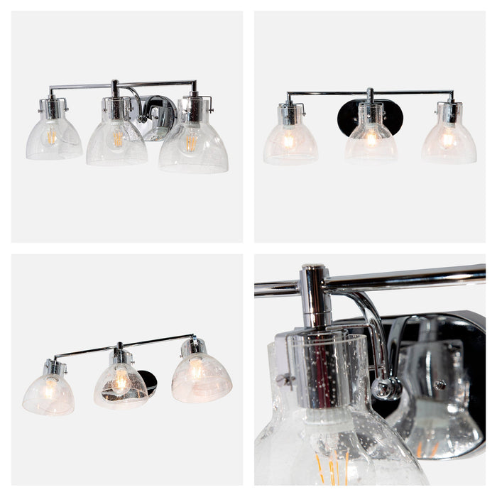 Lámpara de Pared Cromo 3 Luces  E27 60w