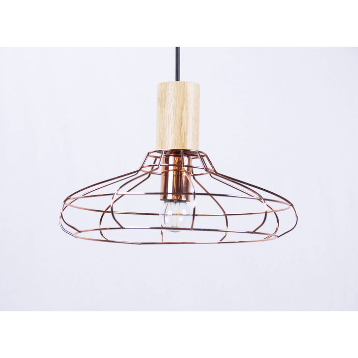 Lámpara Colgante Cobre 1L E27 40W