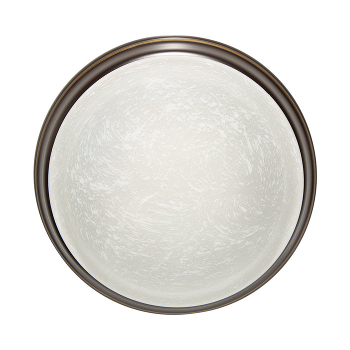 Plafón De Techo Led 17w, Acabado Bronce , Luz Cálida 3000k