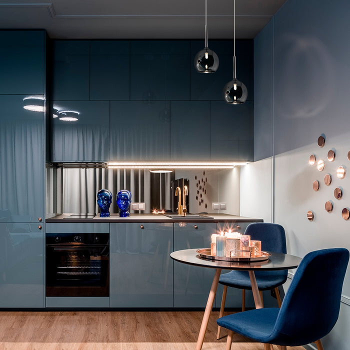 Lámpara Colgante Cromo 1L G9 40W