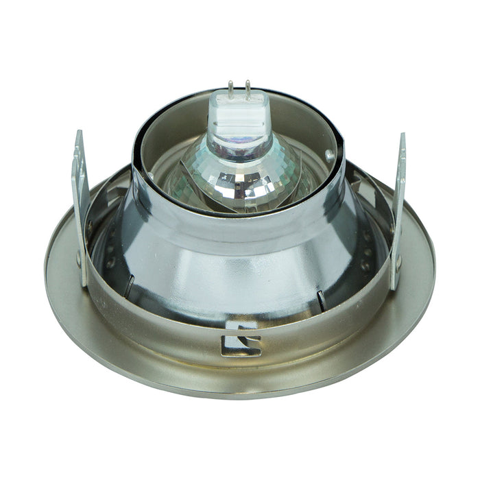 Kit 10 Spots Base Empotrable Gz10 Níquel Satinado 50w