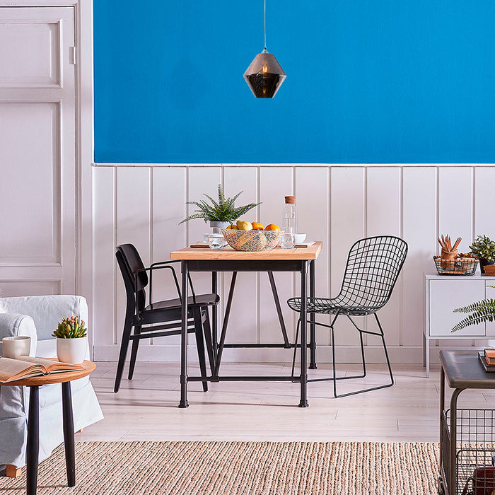 Lámpara Colgante Lumicentro Cromo y Cobre 40W E27 de 1 Luz