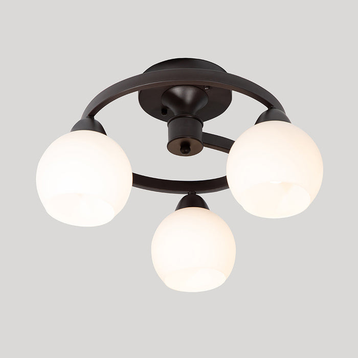 Lámpara de Techo Moderno Ike Lite Chocolate 40W E27 3 Luces