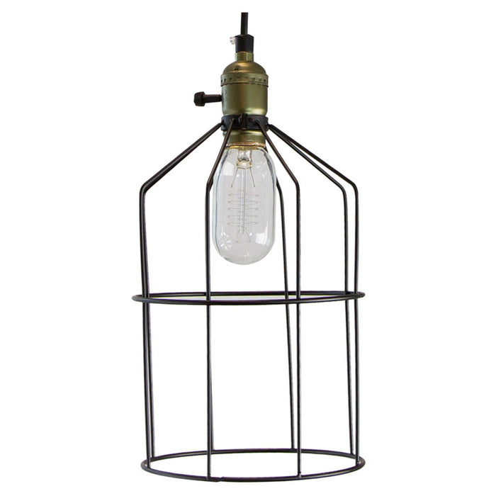 Lámpara Colgante, Negro, 1 Luz Piave