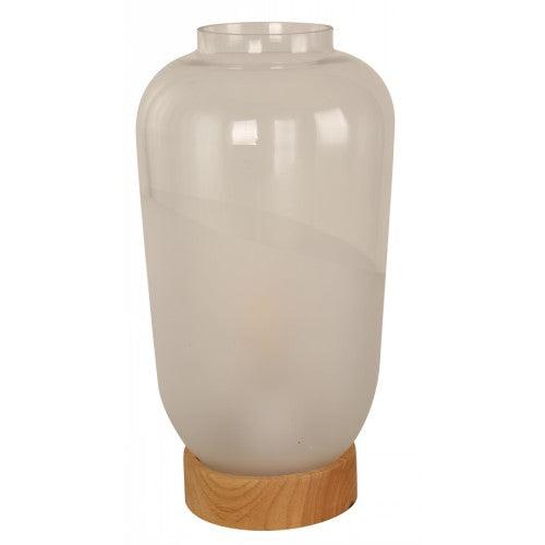 Lámpara Mesa Madera 1L E27 40W