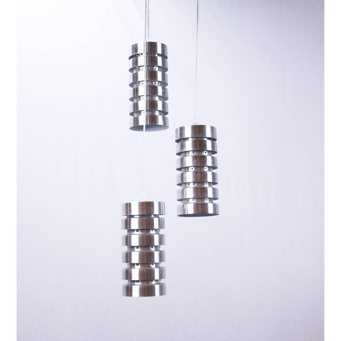 Lámpara Colgante Aluminio 3L E27 60W