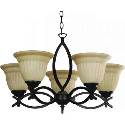 LAMP. TECHO BRONCE 5L E27 60W