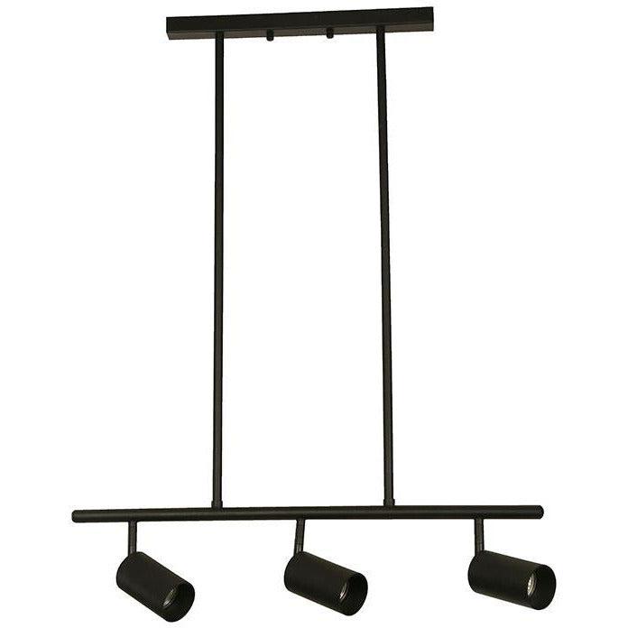 Lámpara Colgante Negro 3L Gu10 5W