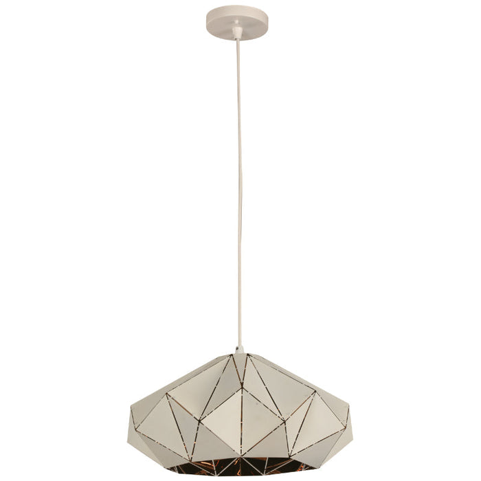 LAMP. COLGANTE BLANCO 1L E26 60W