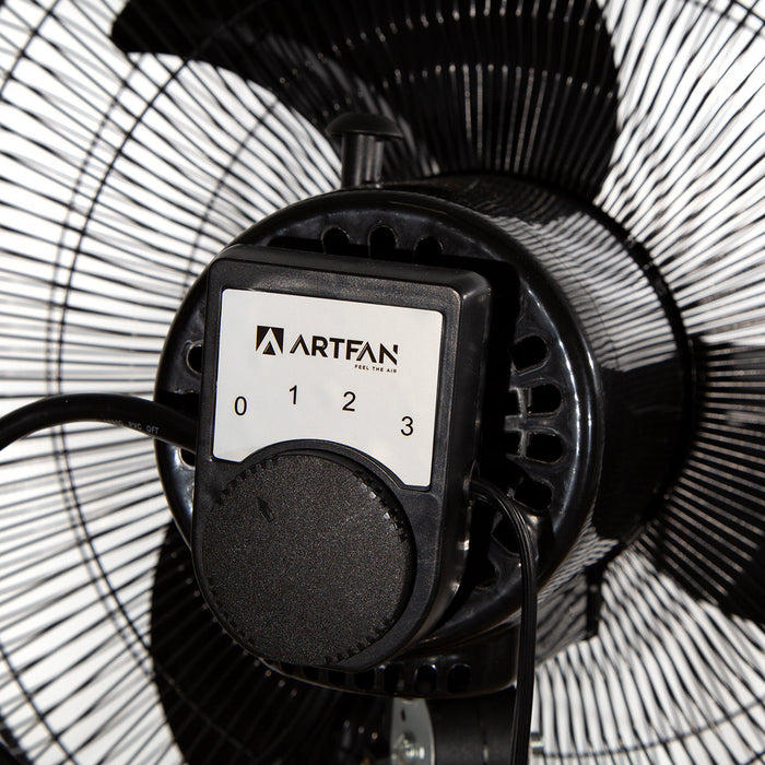 Ventilador de Piso 18" Artfan Negro 3 en 1 con 3 Velocidades
