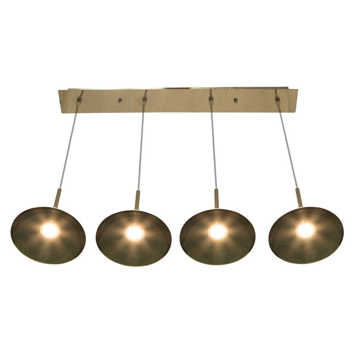 Lámpara Colgante Lumicentro LED Color Cromo 6 W de 4 Luces