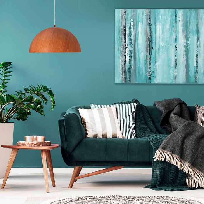 Lámpara Colgante Madera Oscuro E27 60w 1 Luz