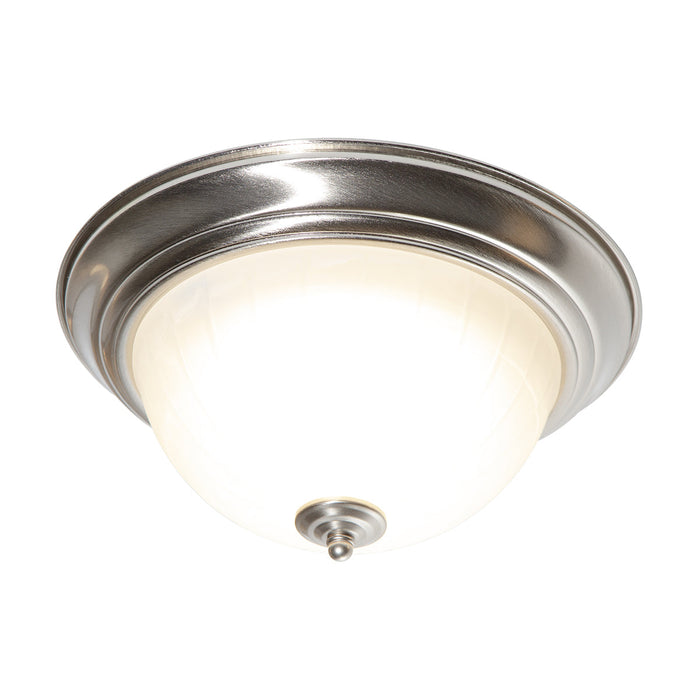Plafón De Techo Led 17w Estilo Clásico, Níquel Satinado