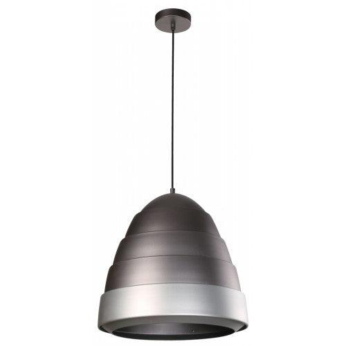 Lámpara Techo Gris 1L E27 60W